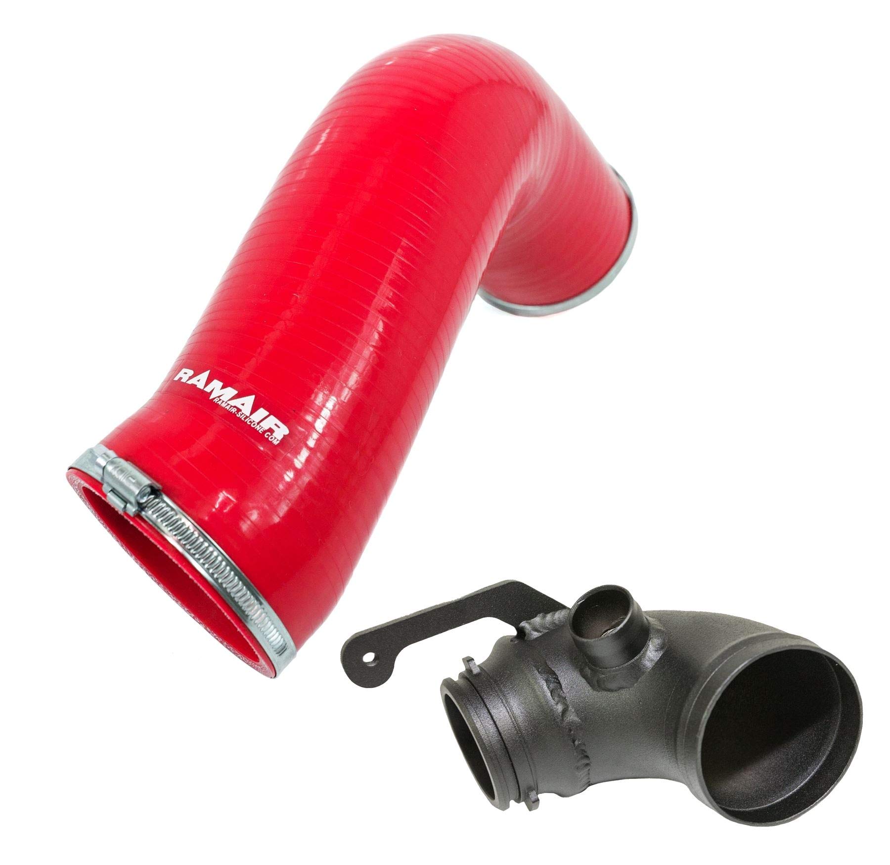 Red Ramair Silicone Intake Pipe Air Hose & Turbo Inlet Elbow for Audi S3 TSI MQB