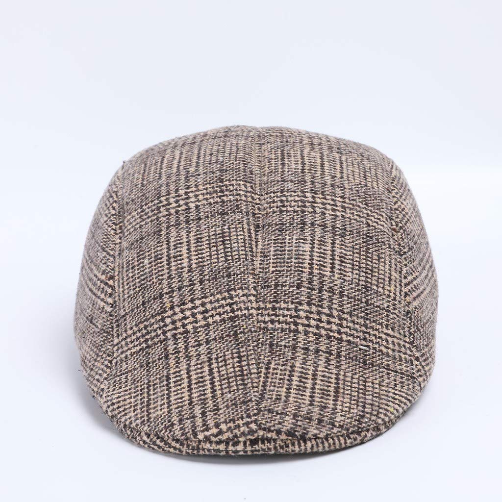 Zimowa Ciepła Czapka Komfortowe Czapki Zimowe Męskie Oddychające Damskie Houndstooth Retro Ciepły Beret Casual Czapki Z Daszkiem Czapki Dziecięce Chłopięce/a/One Size