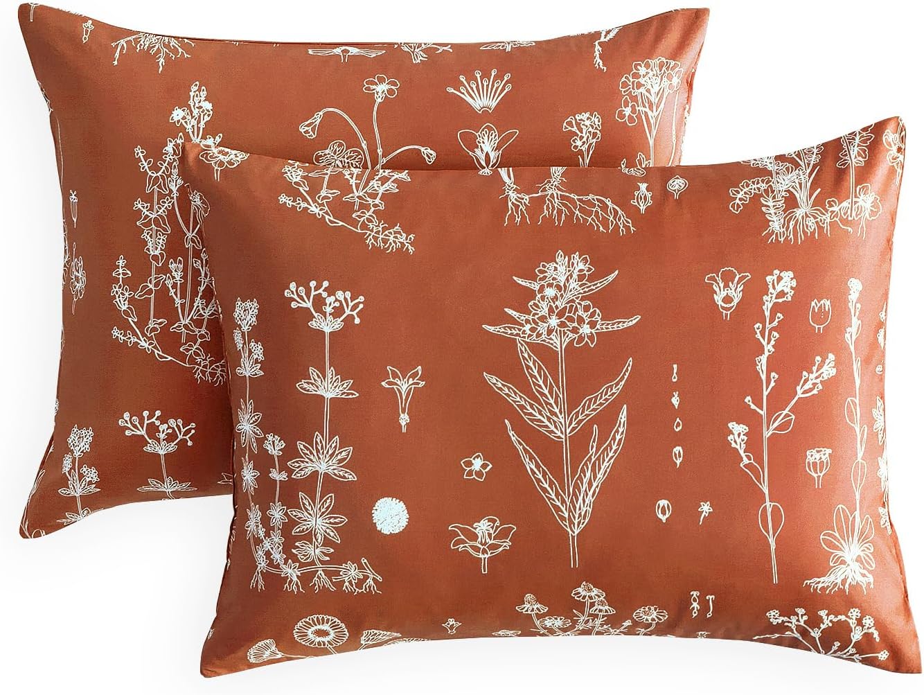 Cottagecore floral throw pillow covers for a cowgirl coastal living room