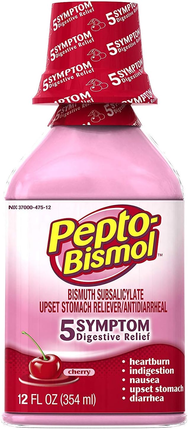 Pepto-Bismol Liquid-Cherry-12oz (Pack of 5)