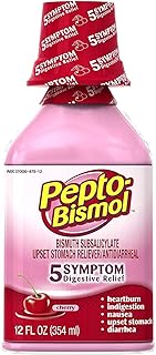 Pepto-Bismol Liquid Cherry 12 oz (Pack of 6)