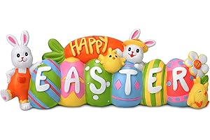 Easter Bunny Eggs with The Word Easter, Clearance