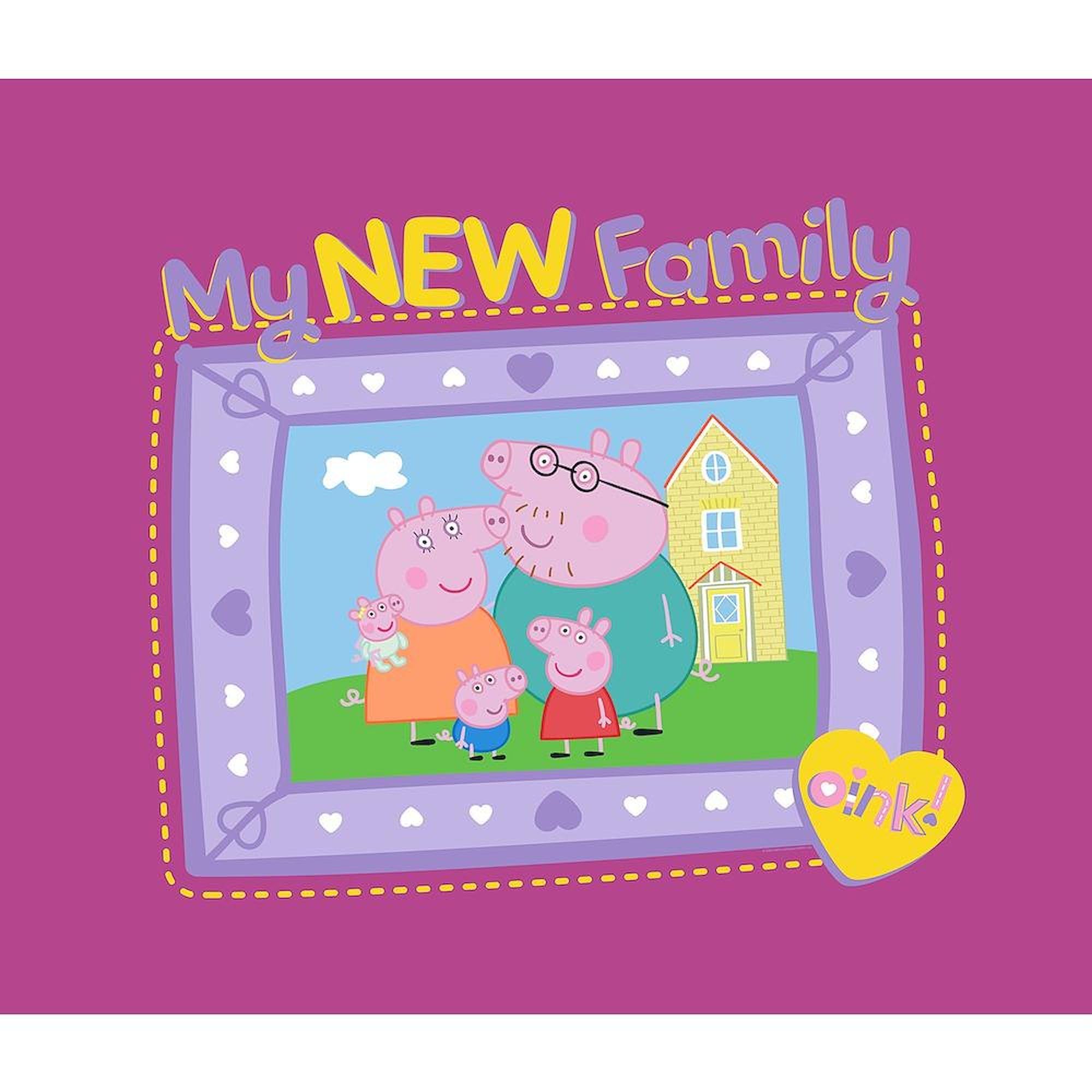 CafePress Peppa Pig: My New Family King Duvet Cover, Printed Comforter Cover, Unique Bedding