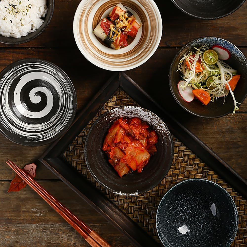 TT-YEB(売店) 🎿 16個のセラミック食器、ライスボウルプレートディナー