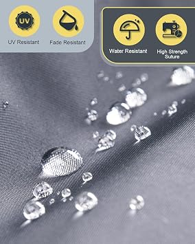 3x4M Sun Shade Sail, Rectangular 95% UV Protection Awning, Waterproof Shade Sails with Accessories, Breathable, Strong Wind Resistance Awning for Garden, Patio, Pergola (Gray)