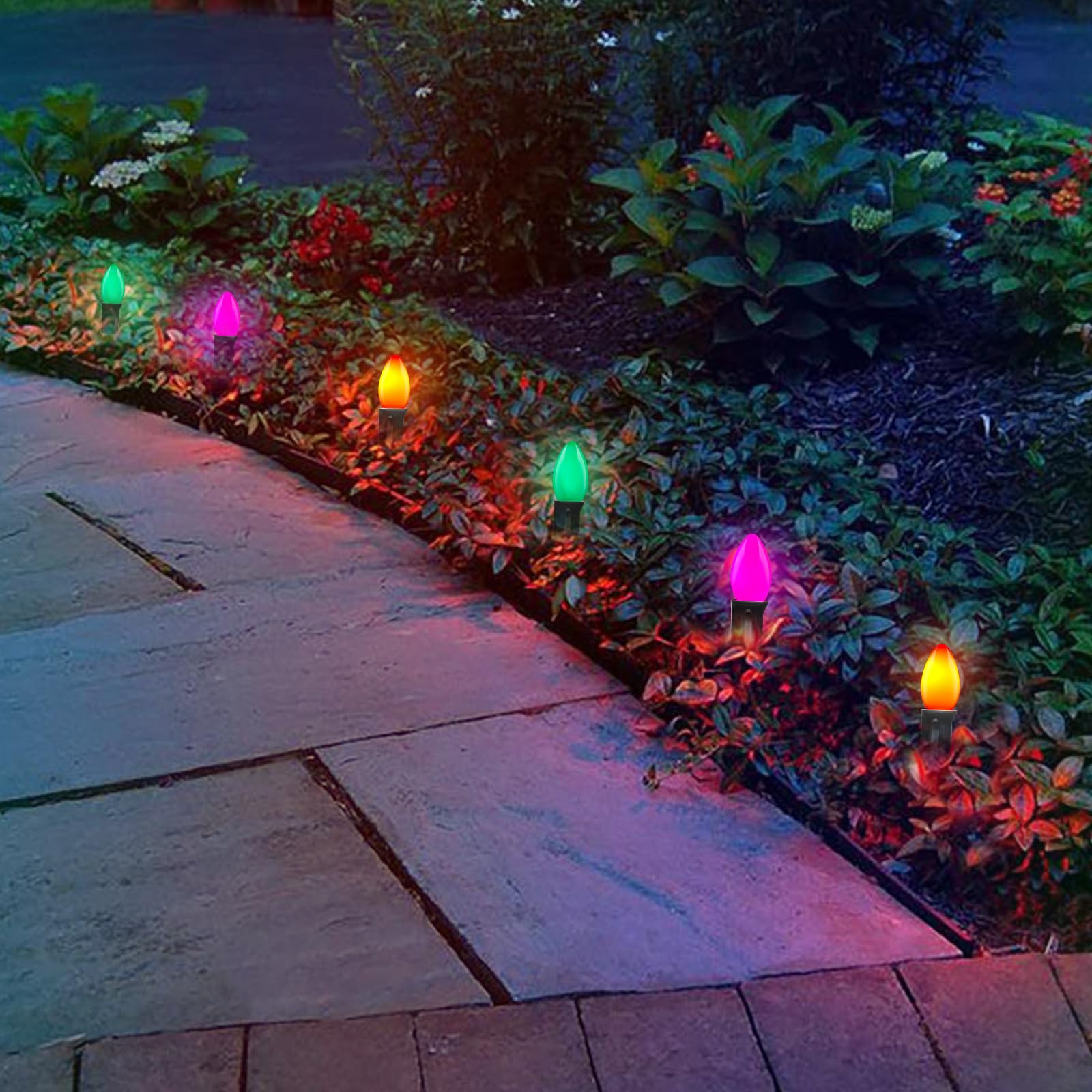 レア！ チップとデール LEDライト Happy Holidays Amazon.com: Techip 108FT 300LED Halloween Christmas String