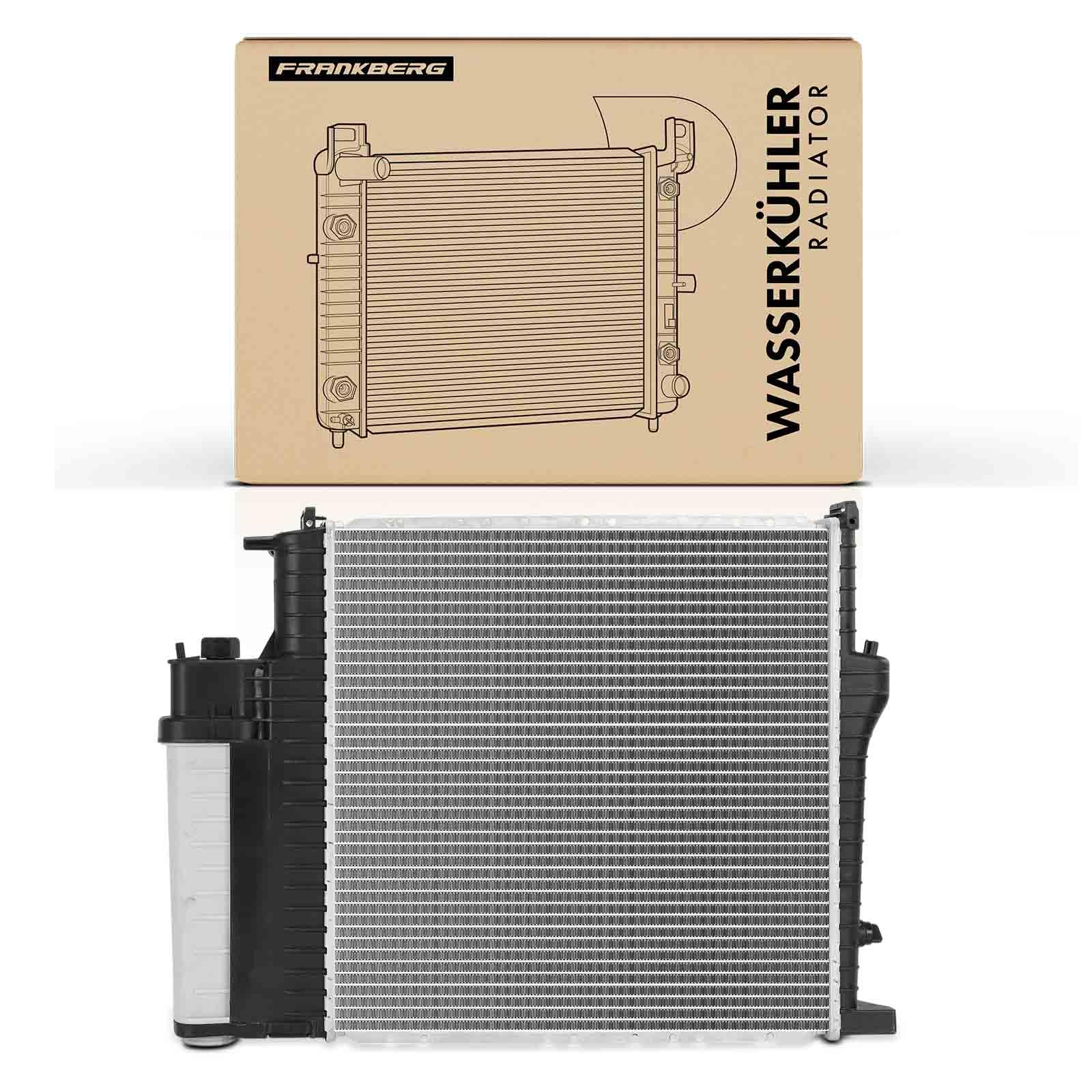 Frankberg Radiador enfriador de agua enfriador de motor transmisión | Compatible con: Z3 R.o.a.d.s.t.e.r E36, Serie 3 Touring E36, Serie 3 Compact E36, Serie 3 Convertible E36, Serie 3 E36