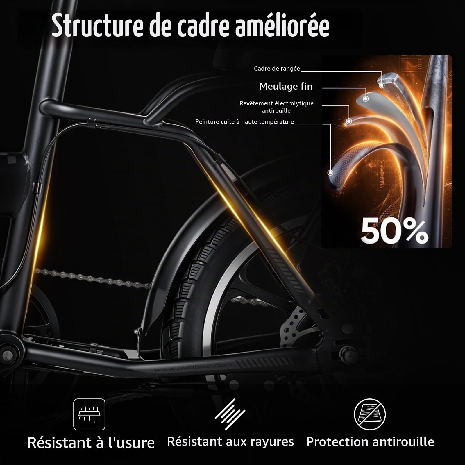 Vélo Électrique Adulte 16", Batterie Amovible 36V 12,8Ah, Autonomie 35 km, Assistance au Pédalage, Bicyclette Pliante pour Déplacements Urbains, Double Freinage, Modèle Mixte E-Bike，Max 120 kg