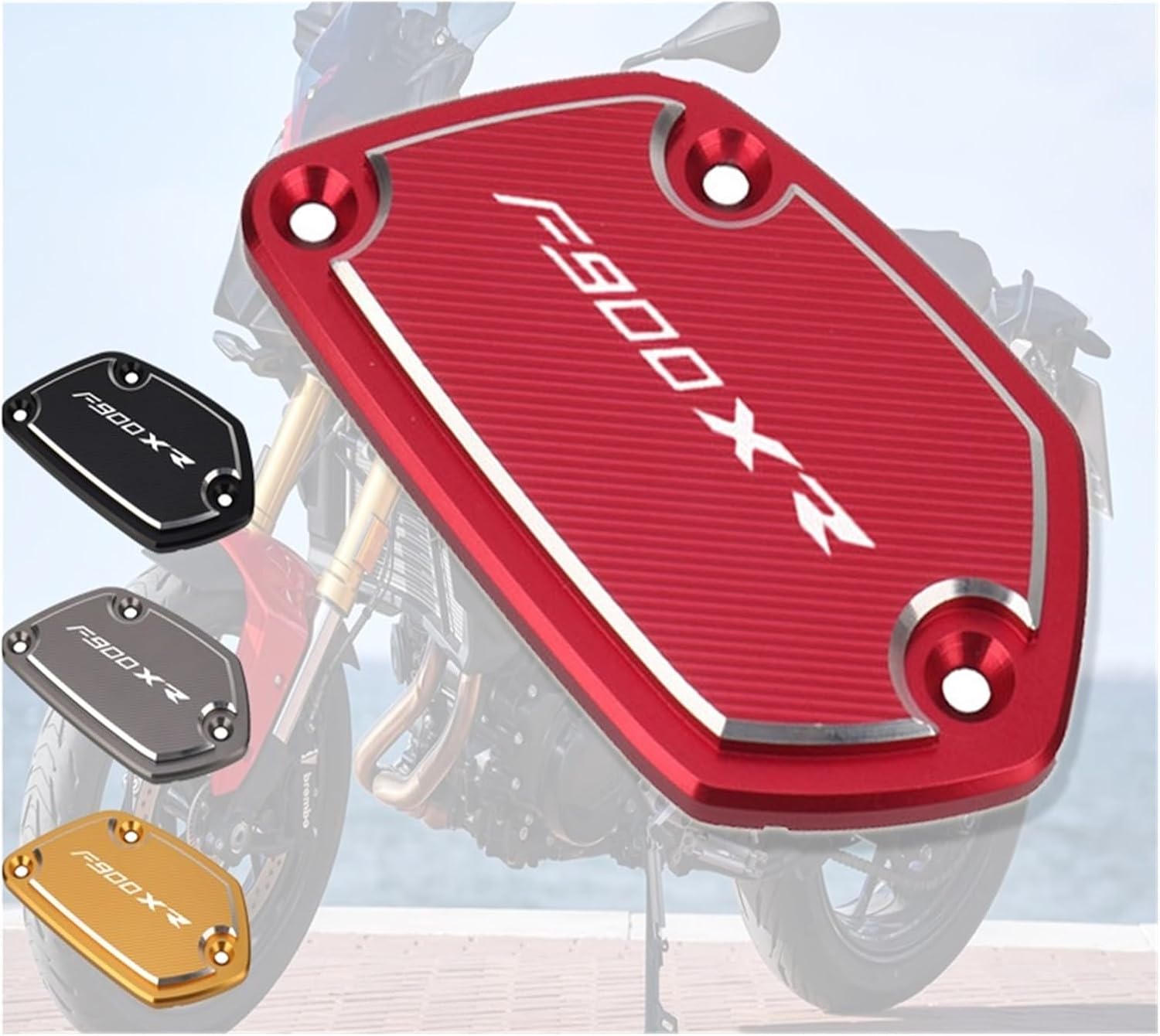 Motorcycle Front Brake Cover Fit for F900R F900XR F900 R/XR 2020-2023 Motorcycle Front Brake Fluid Reservoir Oil Cup Cap for Master Cylinder Cover
