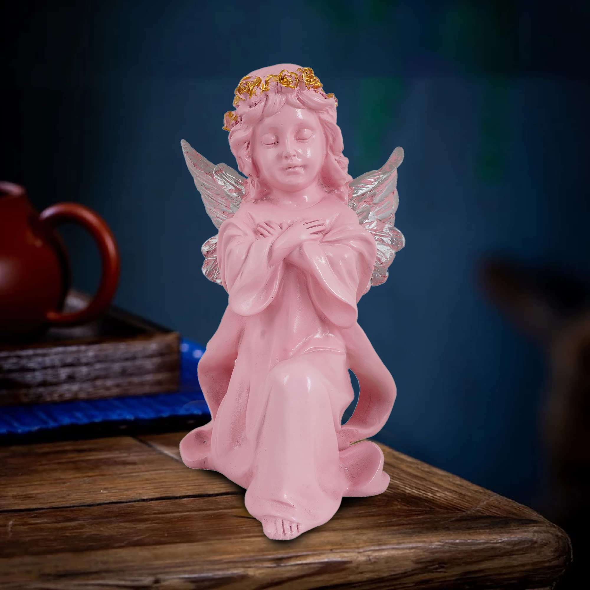 Zart Welcome Lady Resin Figurine - Multicolor Home Decor -20 Zart Welcome Lady Resin Figurine - Multicolor Home Decor -20