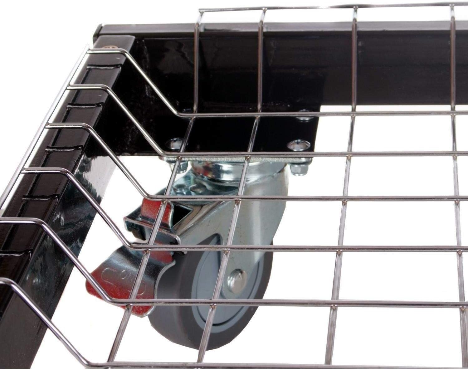 Primo Metal Cart Stainless with Steel Top and Basket for Oval LG and Oval XL