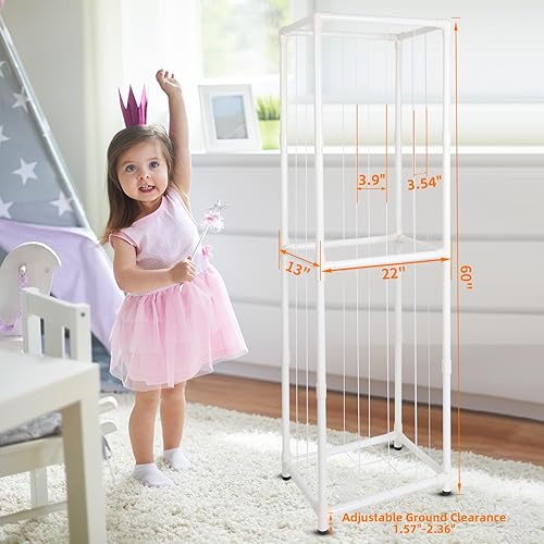 Miniatura 6 de Soporte vertical de animales de peluche, almacenamiento de animales de peluche, fuera del suelo y ahorra espacio, organizador vertical de animales