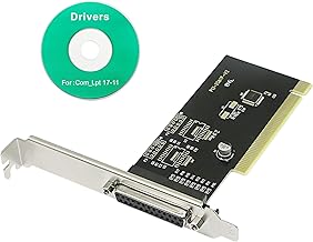 CERRXIAN PCI Parallel Port Adapter Card - 1-Port DB25 LPT Printer Port Controller