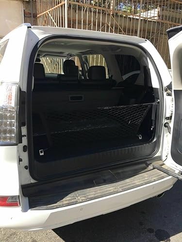 Miniatura 7 de EACCESSORIES EA Red de carga organizadora de maletero trasero para Lexus GX460 2010-2023  Red de carga estilo sobre  Organizador de maletero de