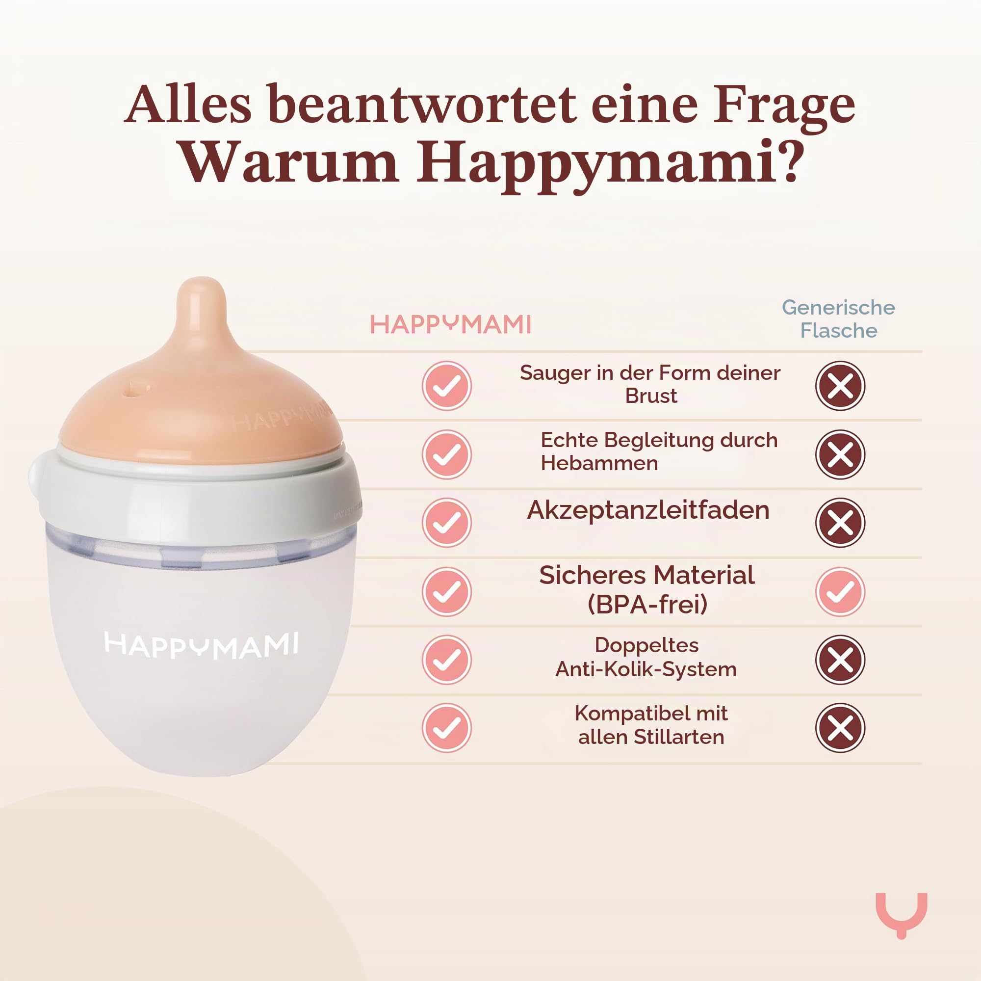 Happymami,Set aus 3 personalisierbaren Babyflaschen, Sauger aus Lebensmittelecht, doppeltes Anti-Kolik-System, spülmaschinen- und flaschenwärmergeeignet (Türkis 150 ml)