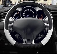 Vista 2 de Para Citroen DS3 DS4 DS5 DS5 DS 5LS DS6 DS7 DS9 funda de volante de automóvil de piel sintética antideslizante accesorios de automóvil