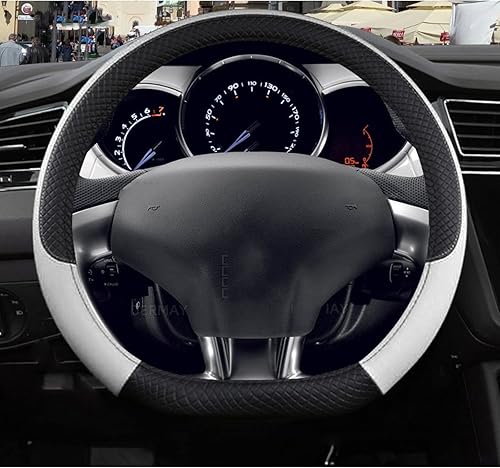 Miniatura 2 de Para Citroen DS3 DS4 DS5 DS5 DS 5LS DS6 DS7 DS9 funda de volante de automóvil de piel sintética antideslizante accesorios de automóvil