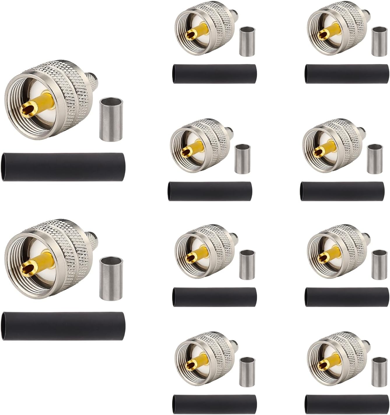 RG8x UHF Male Crimp Connector