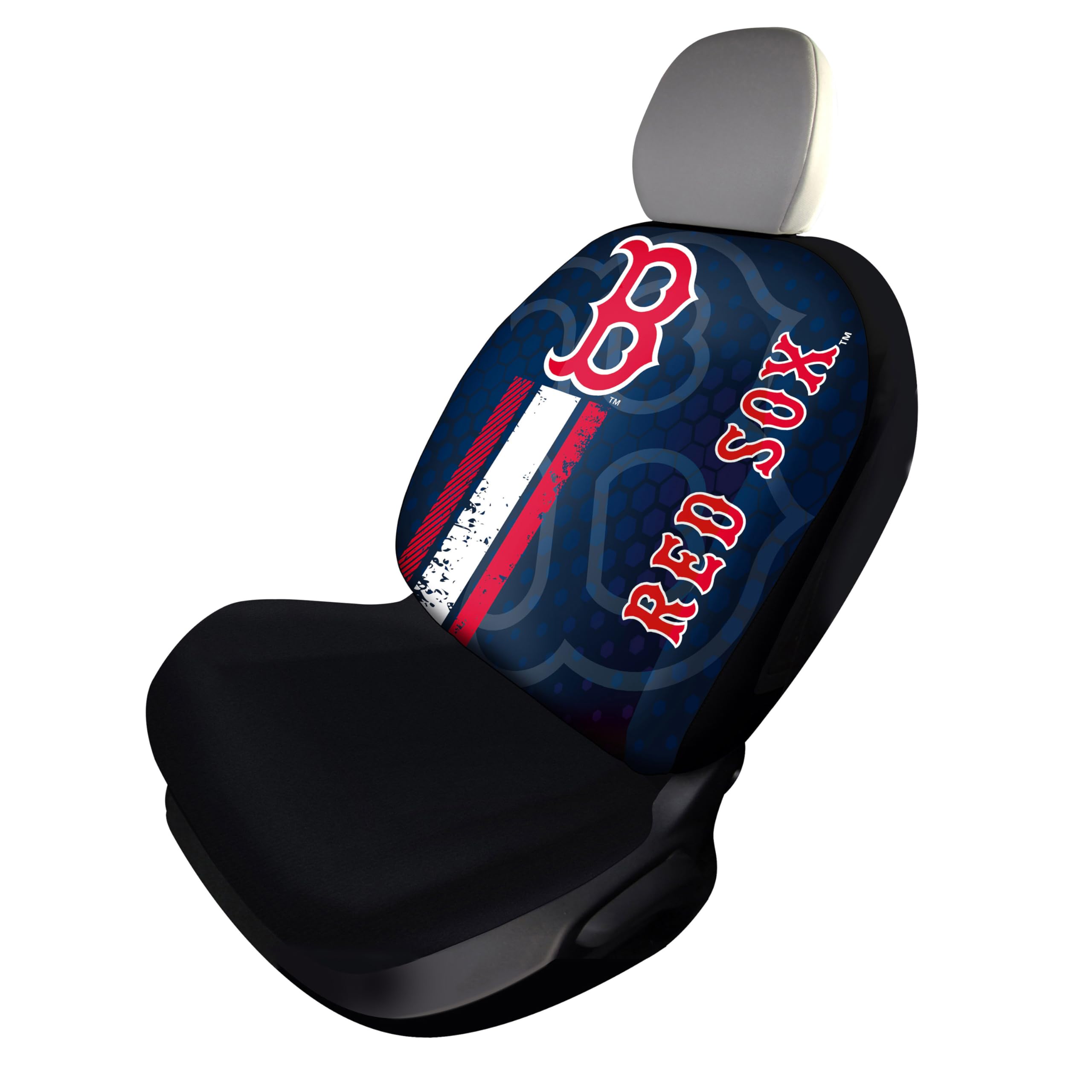 FANMATS 40457 MLB - Boston Red Sox Rally Seat Cover with B Cap Logo & Wordmark