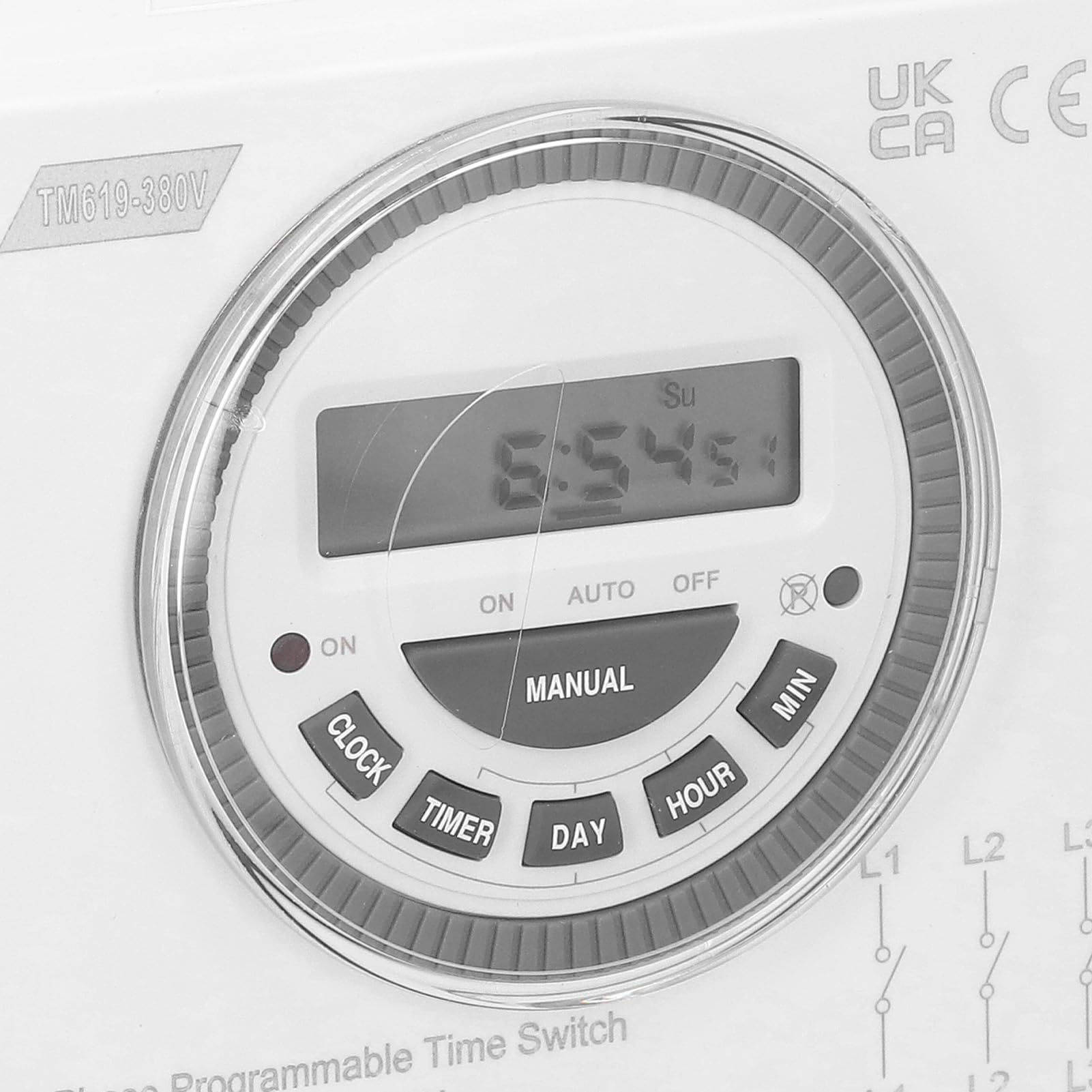 Interruttore Timer Trifase 16A Relè Timer Programmabile Settimanale Interruttore On/off per Pompa 'acqua