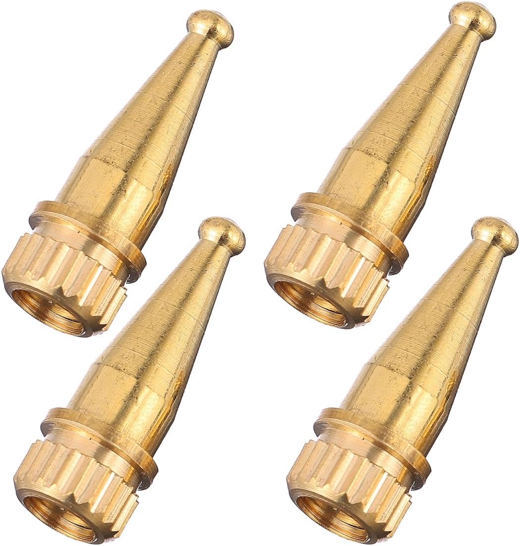 4pcs Copper Speaker Spikes Isolation Feet Pads Speaker Support Stands for Audio Subwoofer Home Theater Floor Protection Gold
