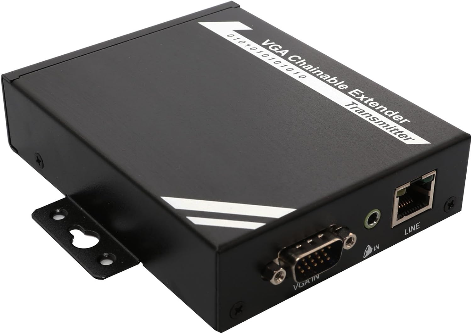 IO Crest VGA Video Audio Extender Transmitter Receiver Set 1080P HD Audio 100m 330 ft. Cat5e/6 - SY-EXT32016