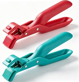 2 PCS Anti-Scald Bowl Clip, Hot Plate Gripper Lifters Tongs, Hot Bowl Dish Plate Gripper Clips Tongs Clamp Holder, 2026 Upgraded Silicone Anti Slip Clip, For Kitchen Dish Bowls Plates