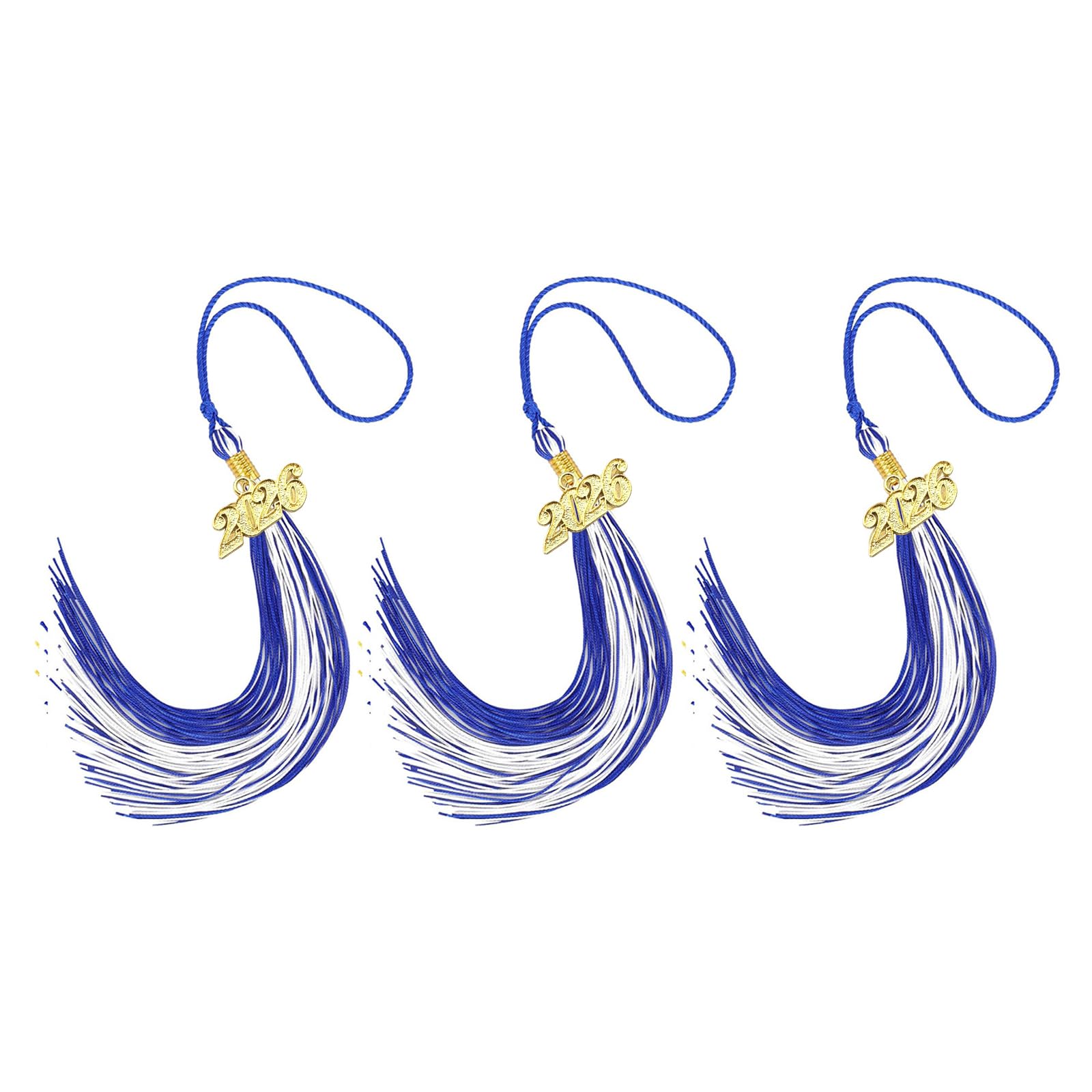 Tsophreniq 2026 Graduation Year Tassels with Rayon Strands for Ceremonies and Designs Tassels for Graduation Cap