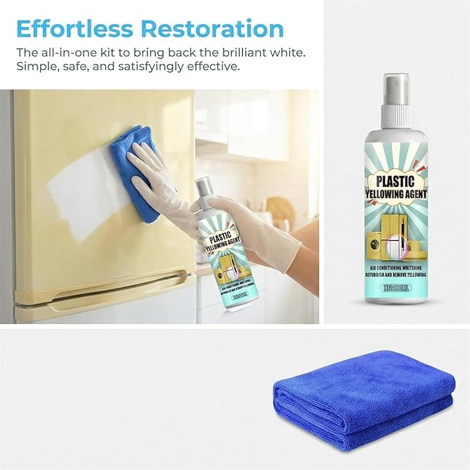 Restaurador de Plástico Amarillento - Elimina Manchas y Protege UV (1 Unidad) miniatura 2
