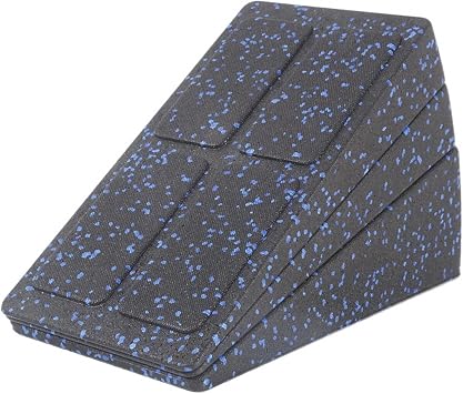 harayaa 3 Pieces Brick Squat Wedge Block Foam Stretcher Calf PETG Compact Stability Improves Muscle Activation Suitable for Fitness Workout Home Gym