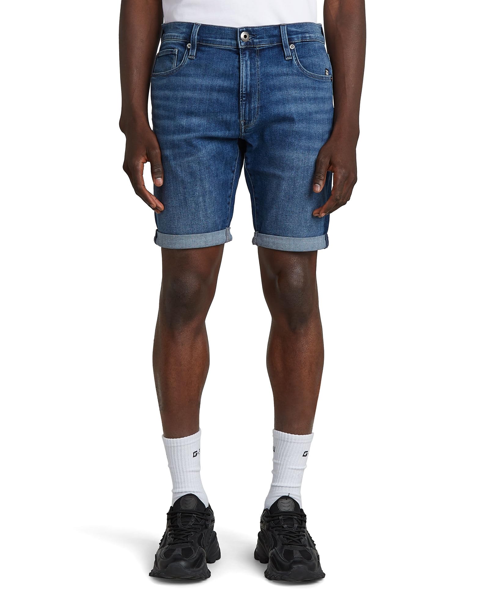 G-Star Herren 3301 Slim Denim Shorts