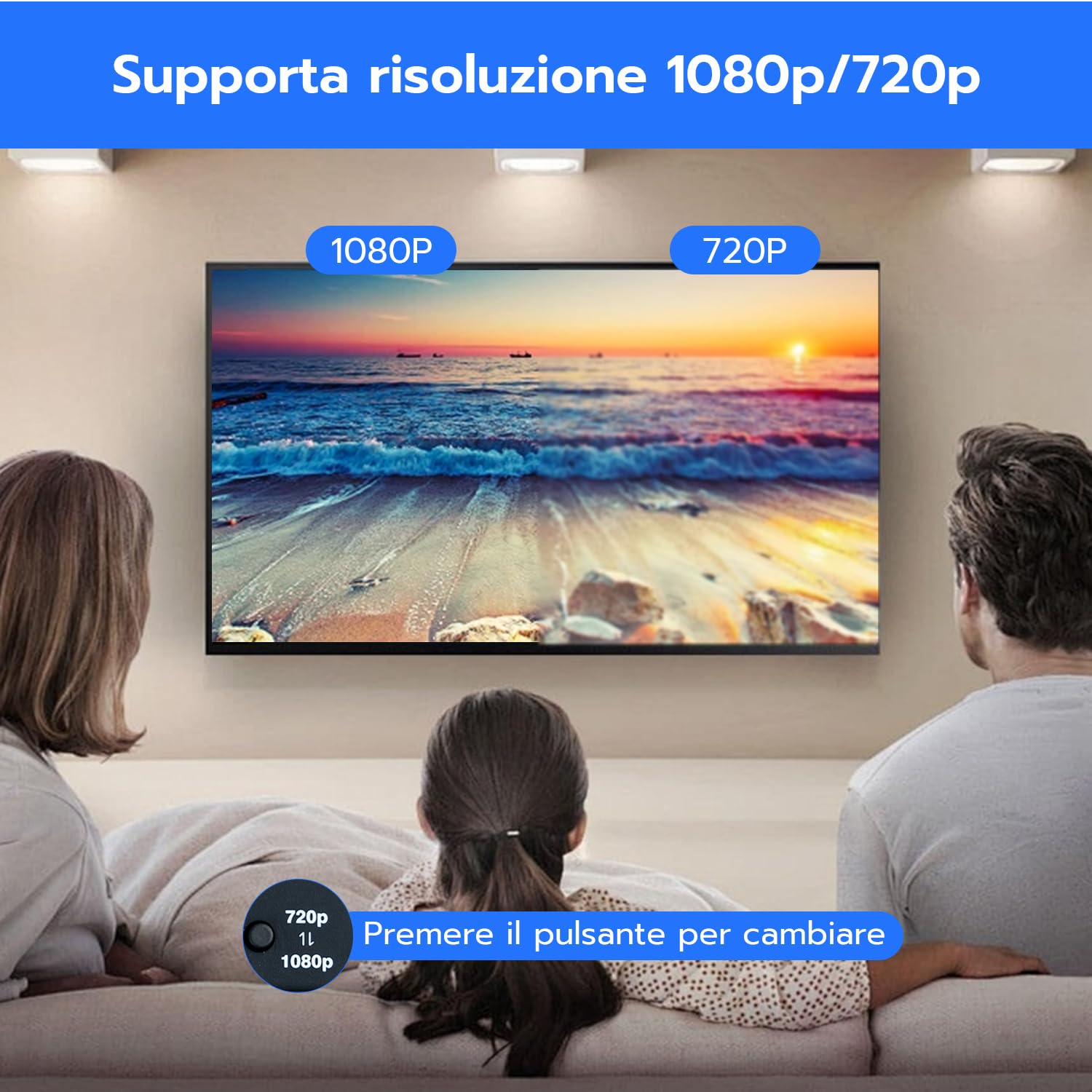 Mcbazel Adattatore HDMI Seamless per Mega Drive/NEOGEO per HDTV, Convertitore Video Multifunzionale 4:3/16:9, 720P/1080P per Mega Drive 1/Mega Drive 2/NEOGEO