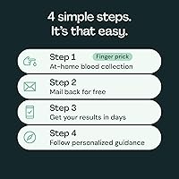 Vista 5 de Everlywell At-Home Testosterone Collection Kit for Men, Measures Total Testosterone Level for Accurate Results from CLIA-Certified Labs, Ages 18 Plus