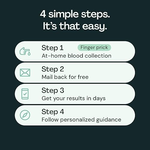 Vista 5 de Everlywell At-Home Testosterone Collection Kit for Men, Measures Total Testosterone Level for Accurate Results from CLIA-Certified Labs, Ages 18 Plus