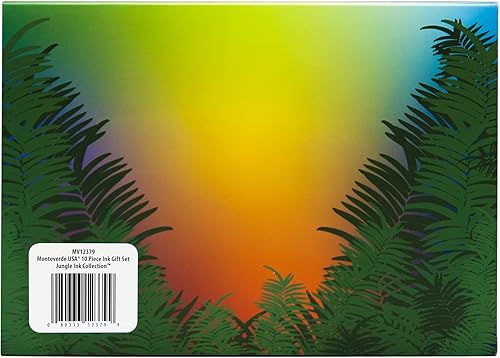 Miniatura 5 de Monteverde USA Juego de regalo de tinta de la colección Jungle  10 tintas exóticas para pluma estilográfica, botellas de 30 ml, colores vibrantes