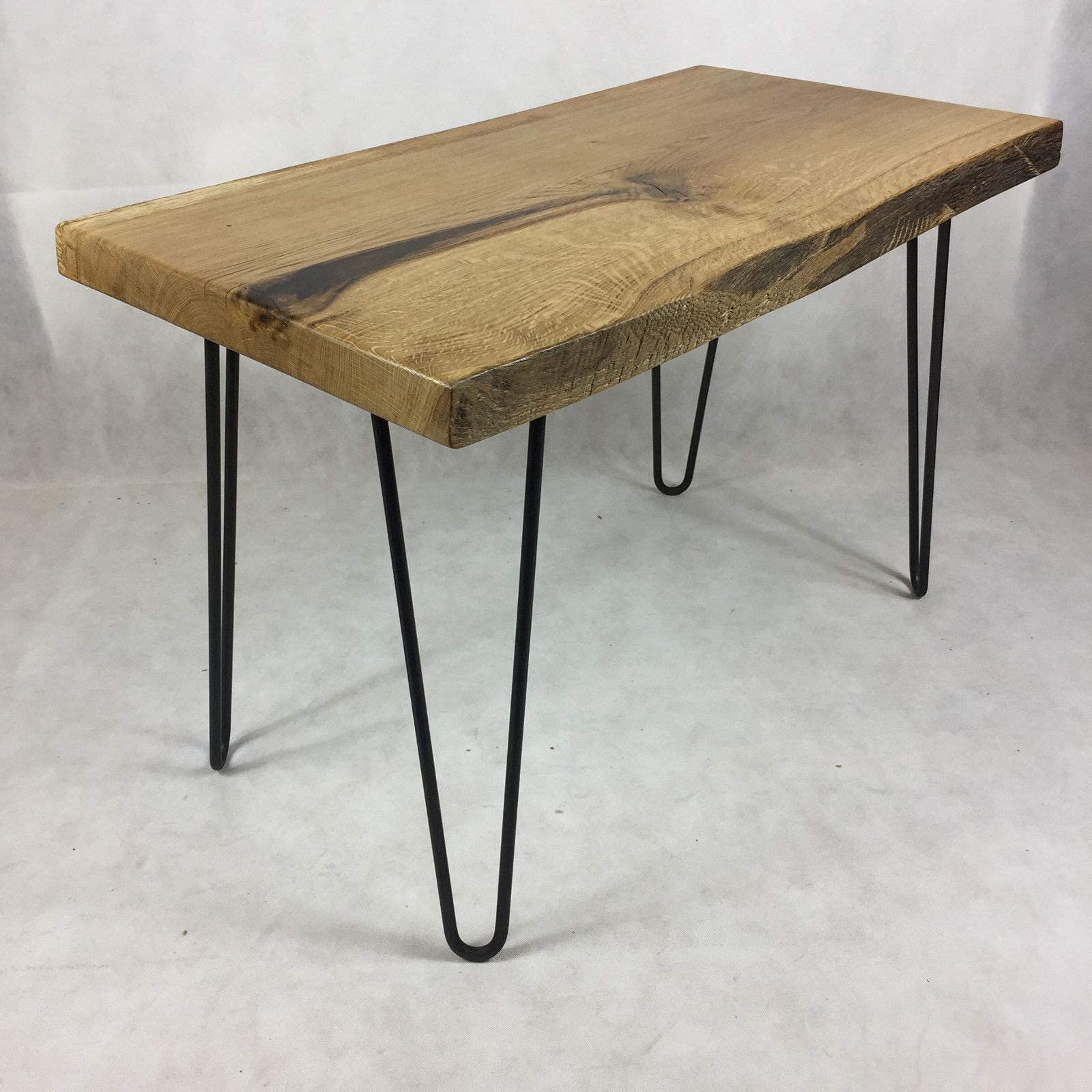 4 Patas De Mesa Tipo Horquilla De Acero – Altura 15 Cm, Con Protectores De Suelo Y Tornillos, Carga Máx. 150 Kg, Negro, Para Mesas, Escritorios, Bancos