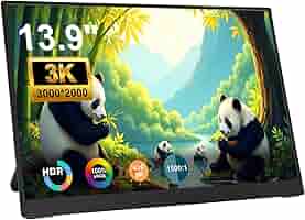 Scnsuptp モバイルモニター 3000×2000解像度 13.9インチ Amazon.co.jp: Scnsuptpモバイルモニター、13.9