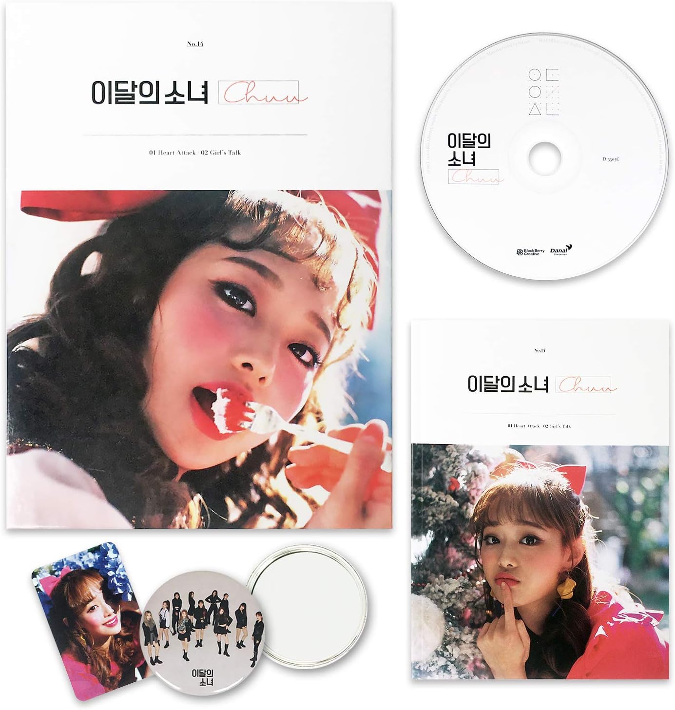 LOONA Montly Girl Single Album - [ CHUU ] CD + Photobook + Photocard