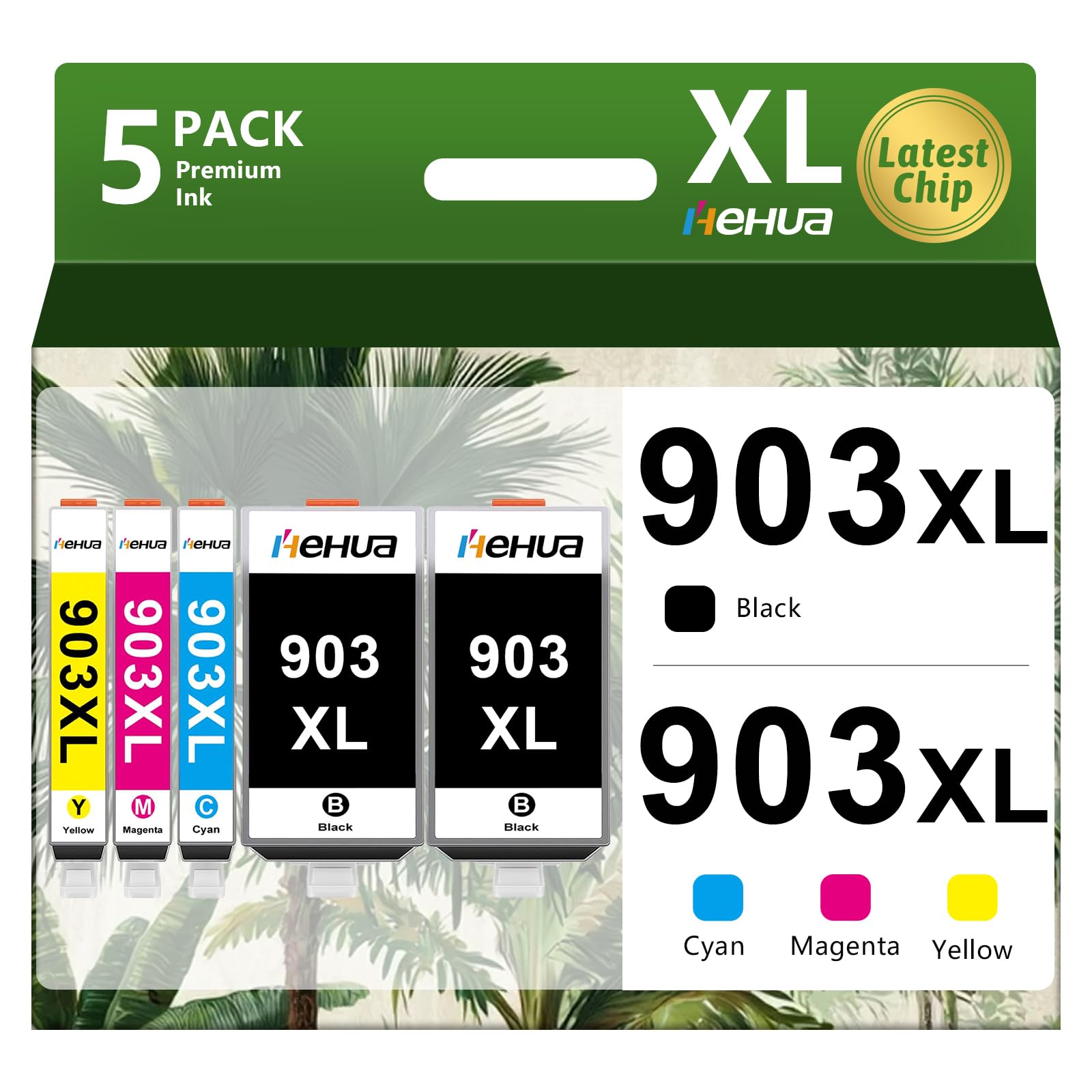 Cartuchos de Impresora Multipack 903XL Compatibles con HP 903XL HP 903 XL para Impresora HP Officejet 6950 Cartuchos para HP Officejet Pro 6970 Cartuchos para Impresora Multifunción Officejet 6960