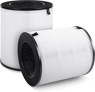 SAKEGDY H133 Replacement Filter, Compatible with Levoit lv-h133 Purifier,3-in-1 Filter with Pre-filter,True HEPA and Activated Carbon Compared to Part # LV-H133-RF,2 Pack