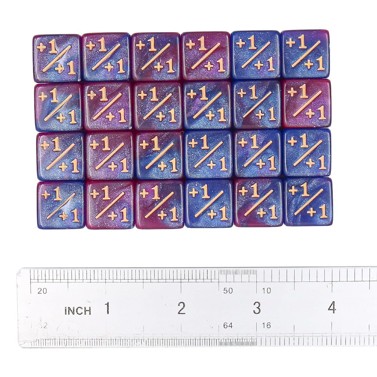 Namvo 24 sztuk D6 Dice Counter Game do MTG CCG Akcesoria do gier karcianych