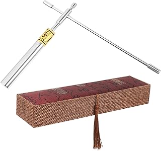 ULTECHNOVO 1 Set Ruler Dowsing Rods Spiritual Portable Copper Divining P_b0b19z89q8 Water Detection Divining Rod Probe Tool Divining Rod Portable Copper Divining Rod Silver Brass