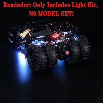 LED Light Kit Compatible with LEGO 76240 Batmobile Tumbler batman Building Blocks Model - Model Set NOT Included