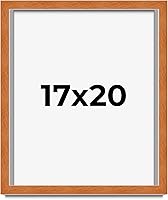 Vista 23 de Marco marrón de 18 x 24 pulgadas, marco de madera maciza de nuez de miel, ancho de moldeo de 0.875 pulgadas, profundidad de rabo de 0.875 pulgadas