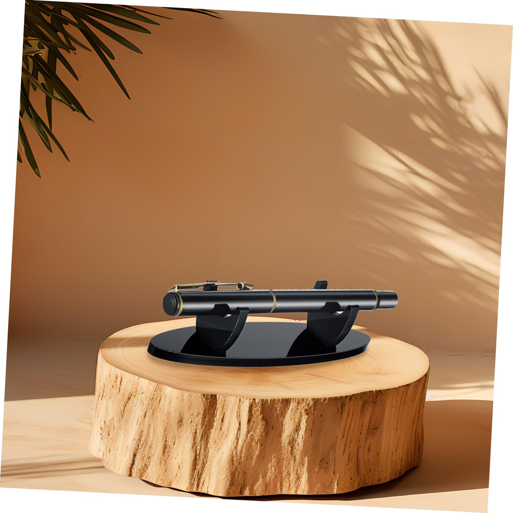 WOONEKY Lot de 2 Présentoir à Stylos en Plastique, Bureau, Noir