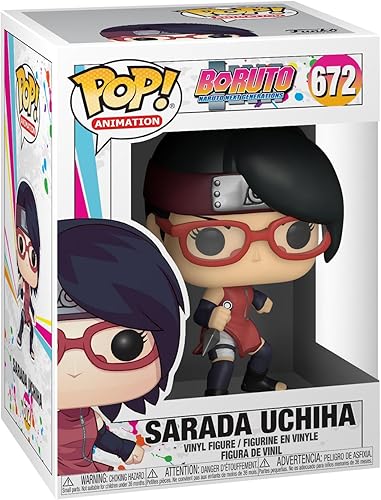 Funko Animación: Boruto - Sarada Uchiha, Multicolor, Modelo:45426,