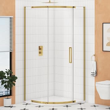 800 x 800mm Quadrant Shower Enclosure Single Sliding Glass Door