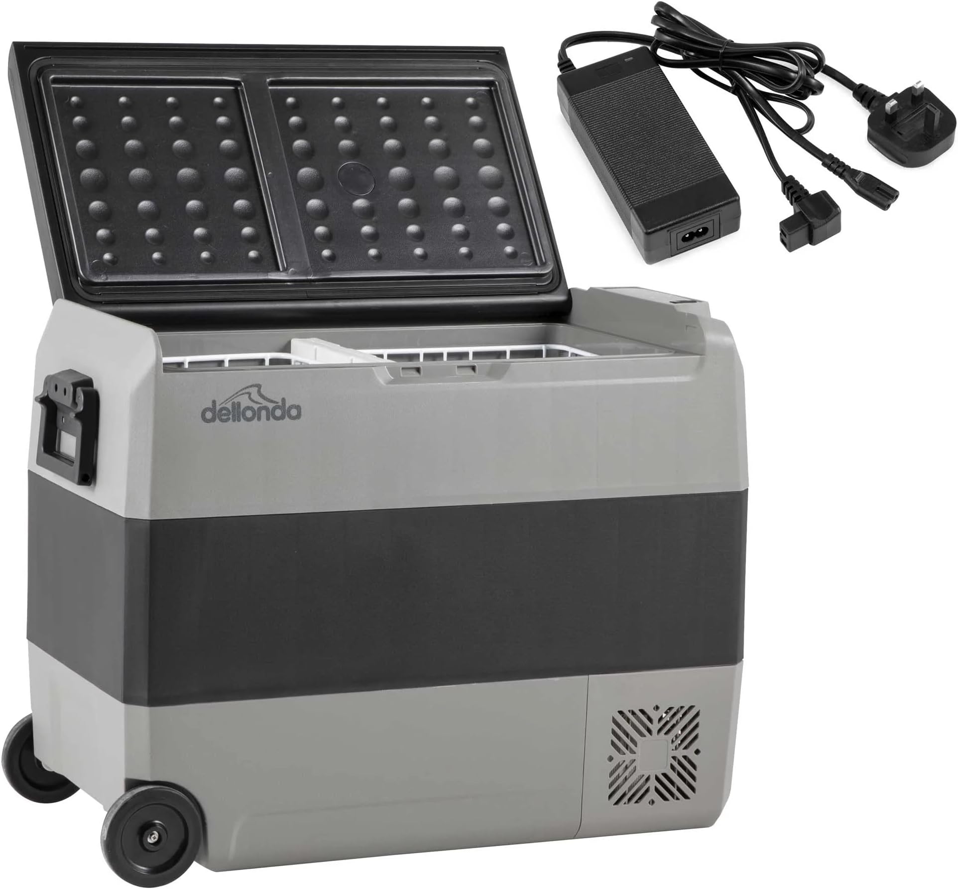 60L Portable Car Fridge, Freezer, 12/24/230V Dual Zone Compressor - DL133