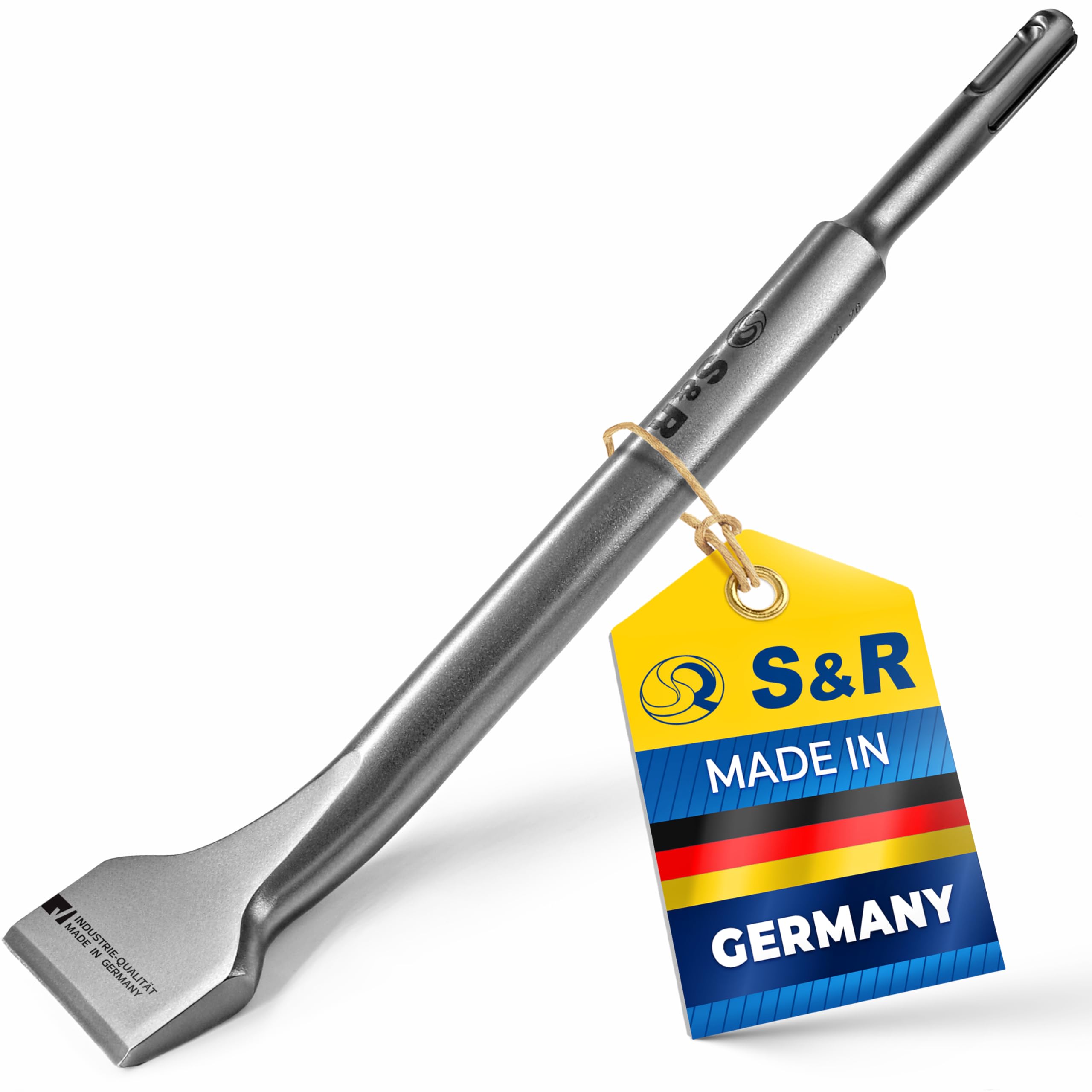 S&R Cincel SDS Plus Baldosas Azulejos 250x40mm de Calidad Profesional. MADE IN GERMANY