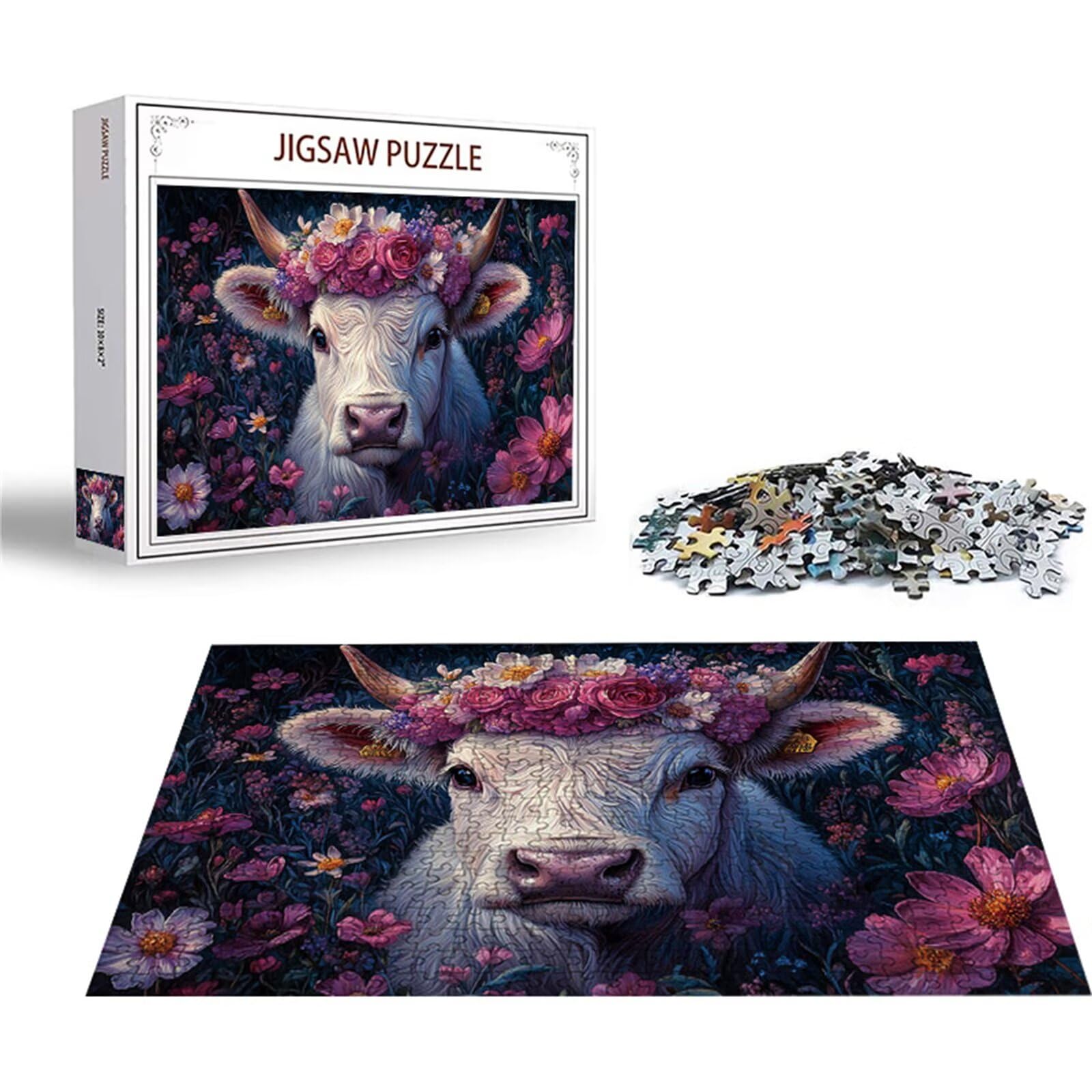 Puzzle 2000 sztuk kwiatowe puzzle woł drewniane układanki, klasyczne dla dorosłych diY gra wyzwanie idealnie pasują między nimi literami z tyłu Wysokiej jakości układanki dla dzieci i dorosłych wiek